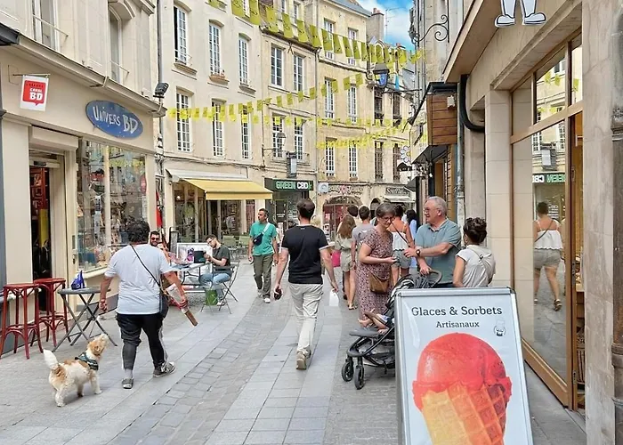 アパート Coeur De Caen, Charme Ancien & Confort Moderne